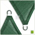 thumbnail image 4 of Colourtree Custom Size 9' x 14' Rectangle Green Sun Shade Sail Canopy UV Air & Water Permeable - Commercial Standard Heavy Duty - 190 GSM - 3 Years Warranty ( We Make Custom Size ), 4 of 9