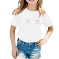 thumbnail image 3 of T-Shirt Décontracté Cool à Imprimé Graphique de la Saint-Valentin pour Enfants et Jeunes, 3 of 3