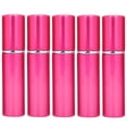 thumbnail image 1 of Botella de perfume Atomizador Nikou recargable de aluminio 10 ml x 5 piezas color rojo rosa, 1 of 15