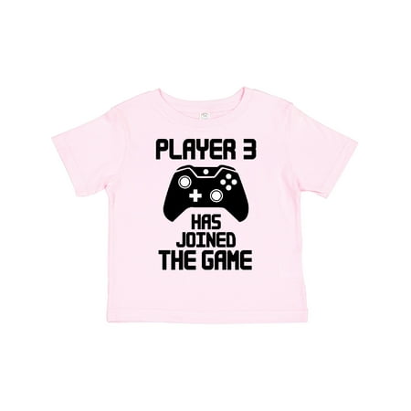 

Inktastic Player 3 Has Joined the Game Gift Toddler Boy or Toddler Girl T-Shirt