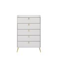 thumbnail image 2 of ACME Zeena 5-Drawer Wooden Chest in White, 2 of 5