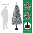 thumbnail image 2 of Bingirl 7FT Pre - Lit Christmas Tree Featuring 230 Color - Changing LED Lights with 8 Modes and a Metal Stand, 2 of 7