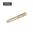 thumbnail image 3 of M8x60mm Hanger Bolts, 8 Pack Double Ended Thread Dowel Screws for Wood Furniture, 3 of 5