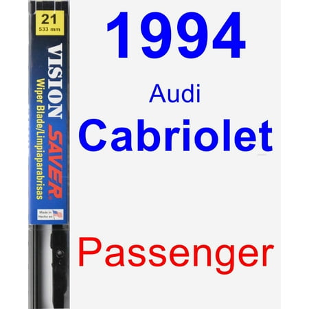 1994 Audi Cabriolet Brake - 1994 Audi Cabriolet Passenger Wiper Blade - Vision Saver