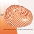 thumbnail image 3 of Urban Shop Inflatble Chair, Orange/White, Teen and Adults, 3 of 7