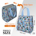 thumbnail image 3 of German Shorthaired Pointer Dog and Flower Insulated Lunch Bag for Women & Adults,Large Portable Soft Cooler Lunch Bag,Thermal Food Storage Tote with Pearl Cotton,8.66L,8.75x5.75x9.5 Inch, 3 of 6