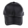thumbnail image 2 of Segolike Leather Baseball 2-Black, as described Style 2-Black, 2 of 8