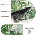 thumbnail image 6 of Tropical Palm Leaves Area Rugs 5'x7', Small Throw Rugs for Laundry Room Playroom, Green Monstera Leaf Plants Summer Beige Indoor Outdoor Rug Non-Slip Low Pile Carpet Runner Reversible Floor Mats, 6 of 8
