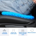 thumbnail image 2 of Gel Seat Cushion Honeycomb, 15.7"×13.8" Cooling Breathable with Washable Cover, Blue, Office Car, 2 of 8