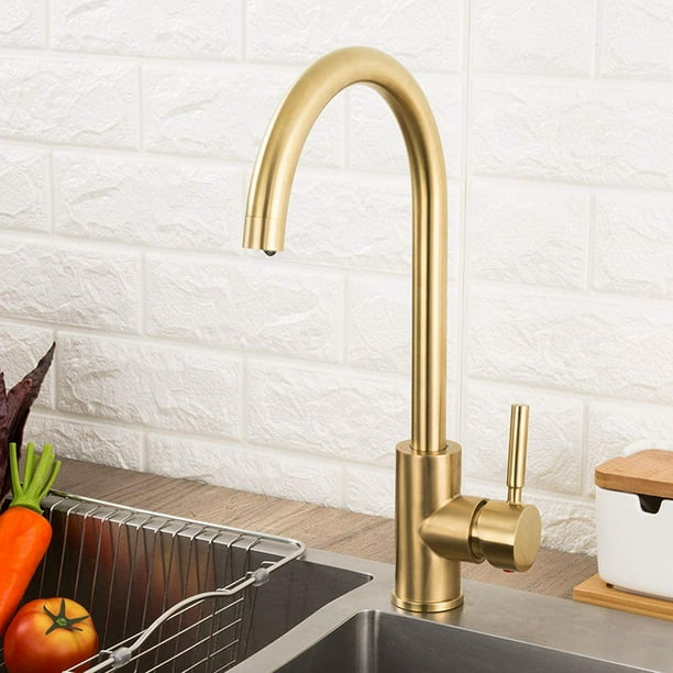 Grifo cocina dorado hotsell