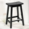 thumbnail image 2 of YRLLENSDAN,Bar Stools Set of 2,Kitchen Island Chairs,Stools for Kitchen Counter,Stools for Kitchen Counter,No Backrest,Wood,Modern,Black, 2 of 7