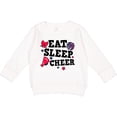thumbnail image 2 of Inktastic Cheerleading Eat Sleep Cheer Toddler Sweatshirt, 2 of 4
