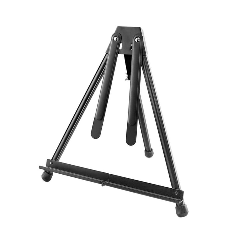 U.S. Art Supply 10.5 Tabletop Display Stand A-Frame Artist Easel -  Beechwood Tripod, Kids Student Painting Party Holder