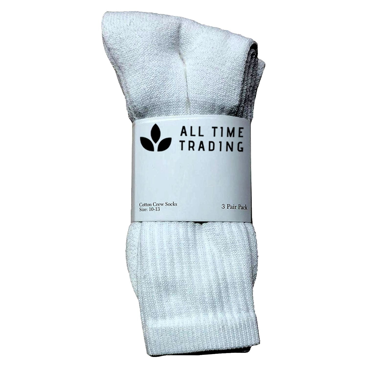 All Time Trading Mens Wholesale Cotton Tube Socks White USA Tube