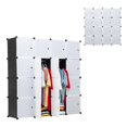thumbnail image 1 of Armario Plastico Closet Organizador Portatil Rack Multi Cubo blanco, 1 of 8