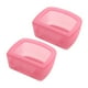 thumbnail image 5 of Cuencos para Perros Jinwen Plato Alimentador de Agua Sin Fugas 2 Piezas Rosa, 5 of 8