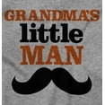 thumbnail image 2 of Grandma's Little Man Funny Grandson Bodysuit Jumper Boys Infant Baby Brisco Brands 12M, 2 of 6