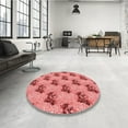 thumbnail image 3 of Ahgly Company Indoor Rectangle Patterned Light Coral Pink Area Rugs, 4' x 6', 3 of 6