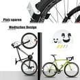 thumbnail image 3 of Zshan Bike Wall Mount, Mountain Bike Parking Buckle, Portable Creative Wall Mounted Bike Parking Lock, Floor Bike Rack, Dorm, Apartment, Garage, Indoor Outdoor Garage, L Green, 3 of 5