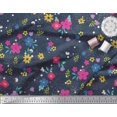 thumbnail image 3 of Soimoi polyester Crepe Fabric Artistic Flower Printed Fabric 1 Yard 52 Inch Wide, 3 of 3