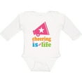 thumbnail image 3 of Inktastic Cheerleader Megaphone Cheerleading Team Girls Long Sleeve Baby Bodysuit, 3 of 5