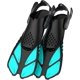 thumbnail image 1 of Aletas de snorkel Hebillas ajustables Aletas de natación de talón abierto Tamaño de viaje Aletas de natación cortas para snorkel Buceo Natación, TAMAÑO: S/M, 1 of 4