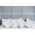 thumbnail image 2 of Ambesonne Retro Throw Pillow Cover 4 Pack, Arrow Pattern Horizontal, 18", Grey Teal White, 2 of 5