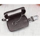 thumbnail image 4 of Llavero de coche de cuero genuino unisex Estuche para llavero Estuche con cremallera con ventana transparente 28 cm * 5 cm * 2,2 cm, Café XianweiShao 1327533220781, 4 of 5