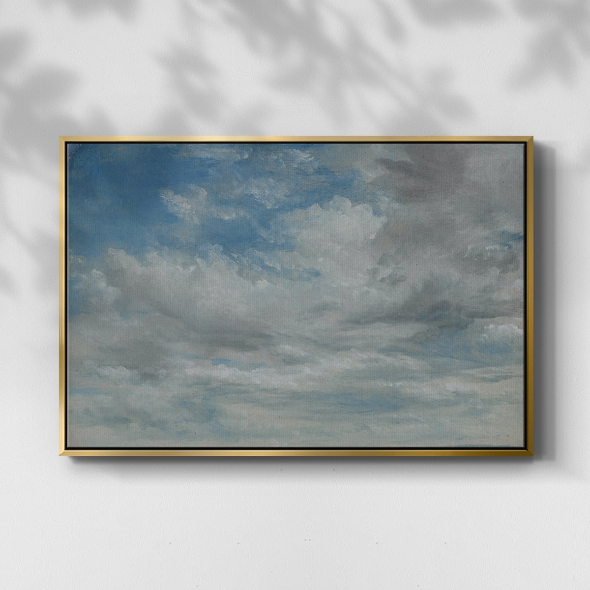 Vintage Landscape-CCCLXIX By Wexford Home Framed in Gold Wood Gallery Wrapped Canvas 25 in. x 37 in.