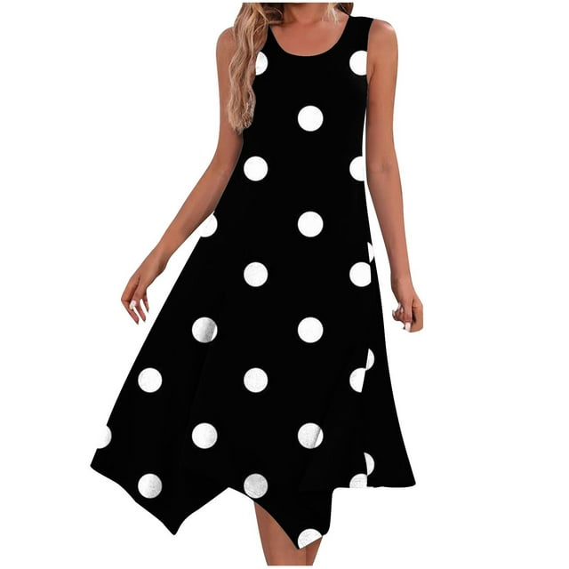 Pisexur Robes d'Été pour Femmes Décontractées Amples Douces Robe de Plage Ourlet Mouchoir Maxi Robes Débardeurs Irrégulières Col Rond Manches Courtes Poches Robe T-Shirt Évasée