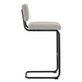 thumbnail image 3 of Modway Parity 30.5" Upholstered Fabric Bar Stool in Black/Taupe (Set of 2), 3 of 10