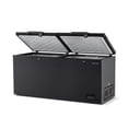 thumbnail image 2 of Hamilton Beach 21 Cu. ft. Chest Freezer in Black Granite Finish, Two-Door Garage Ready Deep Freezer, HBFRF2113, 2 of 7
