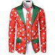 thumbnail image 1 of Camisa de fiesta de Claus para hombre, cuello abotonado, manga larga, estampado de alta definición, cómoda y suave, talla 6XL, 1 of 6