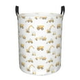thumbnail image 6 of Lsque Dump Truck pattern Laundry Hamper Basket, Tall Woven Rope Hamper Basket for Clothes, Lightweight Storage Basket, Collapsible Waterproof-Small, 6 of 8