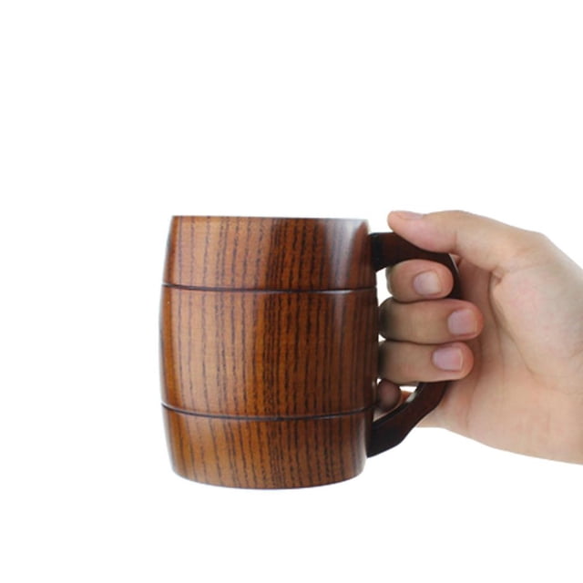 jarra de cerveza jarra de cerveza retro regalo de boda bebida bebida café leche taza Sunnimix Jarra de cerveza de madera