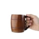 thumbnail image 4 of Taza De De Tazas De Cerveza Taza De Taza De Té Hecha Para Leche Bebidas De Té, Viajes De Camping Al perfecl Jarra de cerveza de madera, 4 of 8