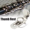 thumbnail image 1 of Thumb Rest, Thumb Rest With Screws, Brass Clarinet Thumb For Musical Instrument, 1 of 8