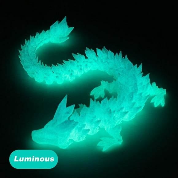 Hjuyyuah Dragon Eggs with Dragon Inside, 3D Printed Dragon Egg, 12 Inch Dragon Egg Toys, Decorative Easter Egg, Easter Basket Stuffers, Easter Gifts for Adults & Kids (Dragon Egg - Luminous)