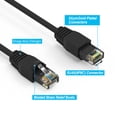 thumbnail image 2 of ACCL 4Ft Cat6A UTP Ethernet Network Booted Cable Black, 2 Pack, 2 of 2