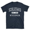 thumbnail image 1 of Schleswig Wisconsin Classic Established Men's Cotton T-Shirt, 1 of 1