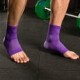 thumbnail image 2 of 2 Pairs Neuropathy Socks Breathable Men Women Pain Relief Foot Compression Sleeve Toeless Arthritis Ankle Protection Support Brace, 2 of 5