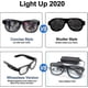 thumbnail image 3 of (white)wireless Led Light Up Glasses 2 Pack Glow In The Dark Neon Glasses For Rave Party, 3 of 5