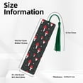 thumbnail image 3 of Kdxio Amanita Mushroom Print Metal Tassel Bookmarks,Perfect Gift for Art Lovers and Bookworms Metal Bookmarks for Women, 3 of 8