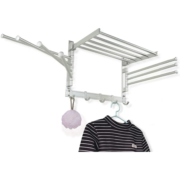 hooks,white)clothes Drying Rack,laundry Drying Rack,laundry Room