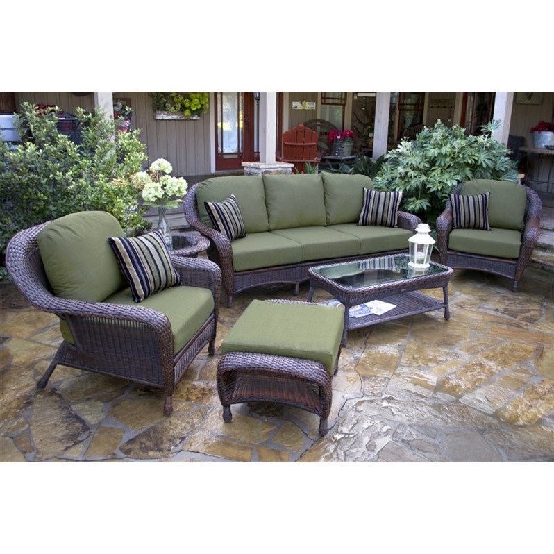 Tortuga Sea Pines 6 Piece Outdoor Sofa Sets