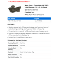thumbnail image 2 of Water Pump - Compatible with 1982 - 1986 Chevy C10 6.2L V8 Diesel 1983 1984 1985, 2 of 2