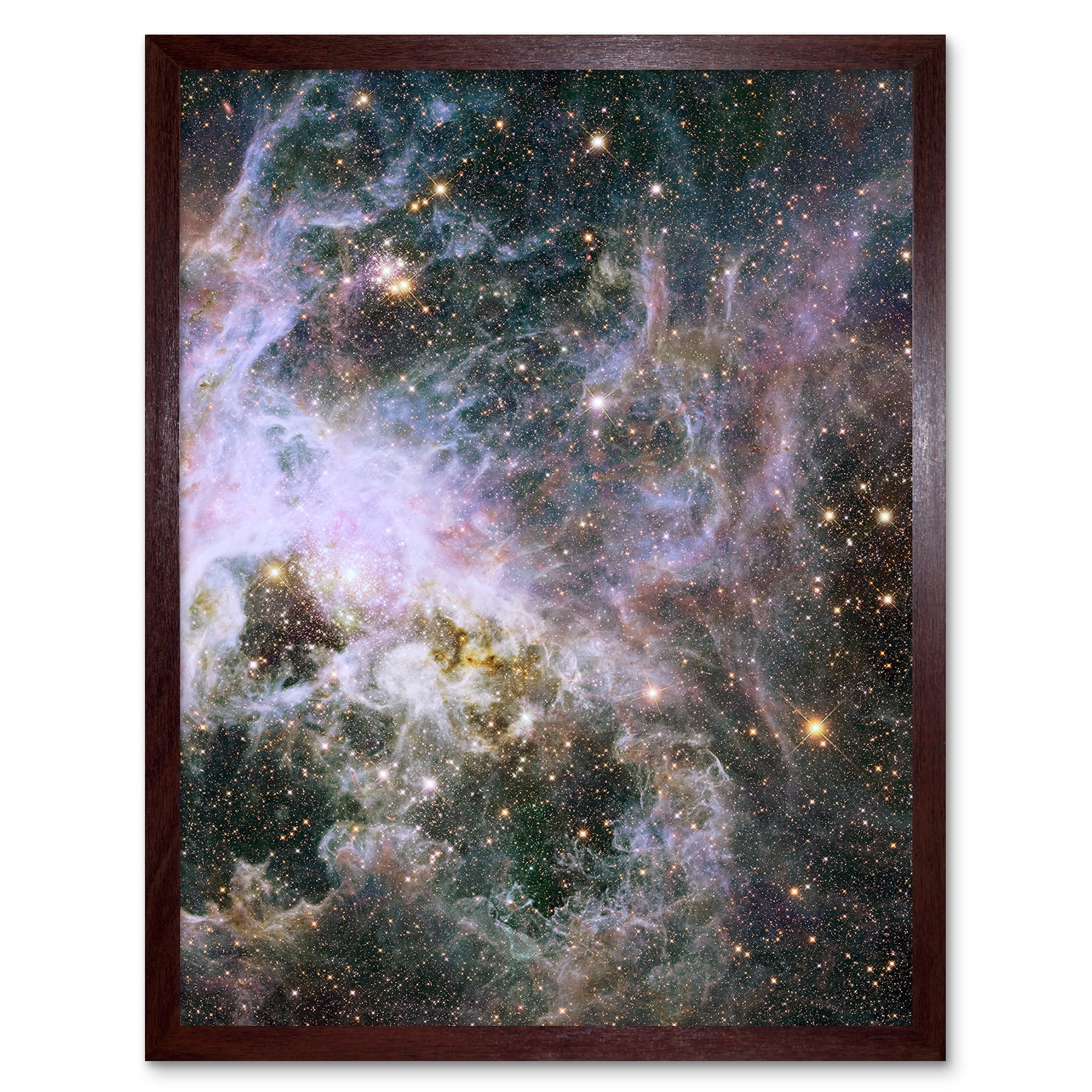 Hubble Space Telescope Image Cat's Eye Planetary Nebula Dying Star  Sculpture Gas Dust Spherical Mass Pulse Ejections Bright Bull's Eye Pattern  Art Print Framed Poster Wall Decor 12x16 inch - Walmart.com, image size:1800x1800