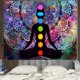 thumbnail image 1 of Tapiz, Tapiz de pared de mandala, tapiz de meditación, tapiz de mandala colorido, tapiz de mandala de yoga para colgar en la pared, con kit de instalación, para dormitorio, sala de estar, dormitorio, decoración de sala de estudio JM, 1 of 5