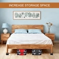 thumbnail image 6 of 4 Pack Bed Risers, Square Heavy Duty Stackable Lift Block to 2", Gray, 6 of 6