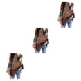 thumbnail image 2 of Jumpingount Camisa de mujer de poliéster cuello plisado Casual elegante lavable a mano blusa bohemia salidas diarias camisas de oficina ropa verde L Type1 NO1 Jumpingount CBP137685, 2 of 6